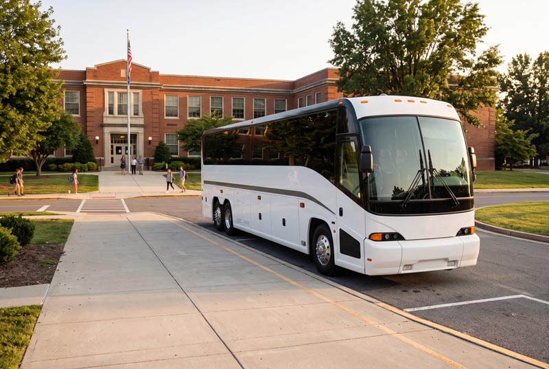 School Field Trip Bus Rentals in Greenville, SC
