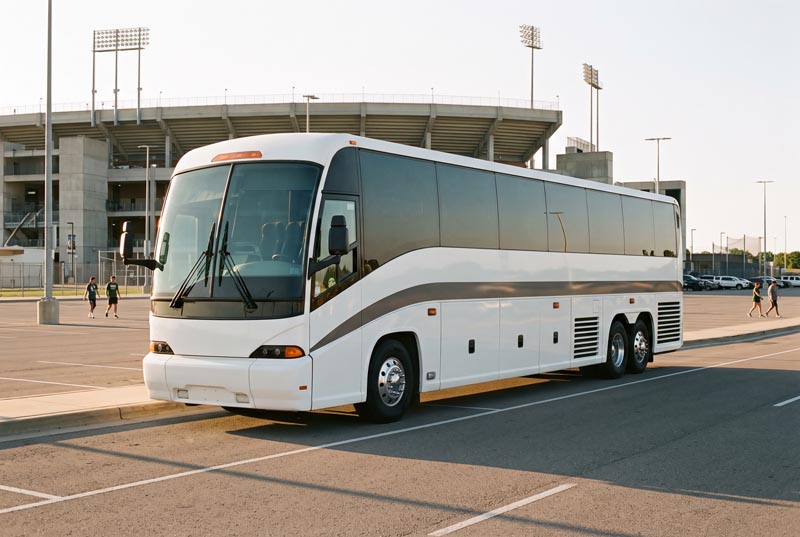 Sports Team Charter Bus Rentals in Greenville, SC
